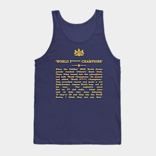 Real Historical Philadelphia - WFC (Radio Edit) Tank Top